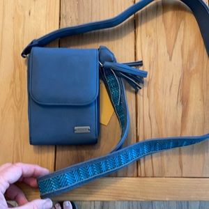 Blue Roxy Crossover Wallet Purse